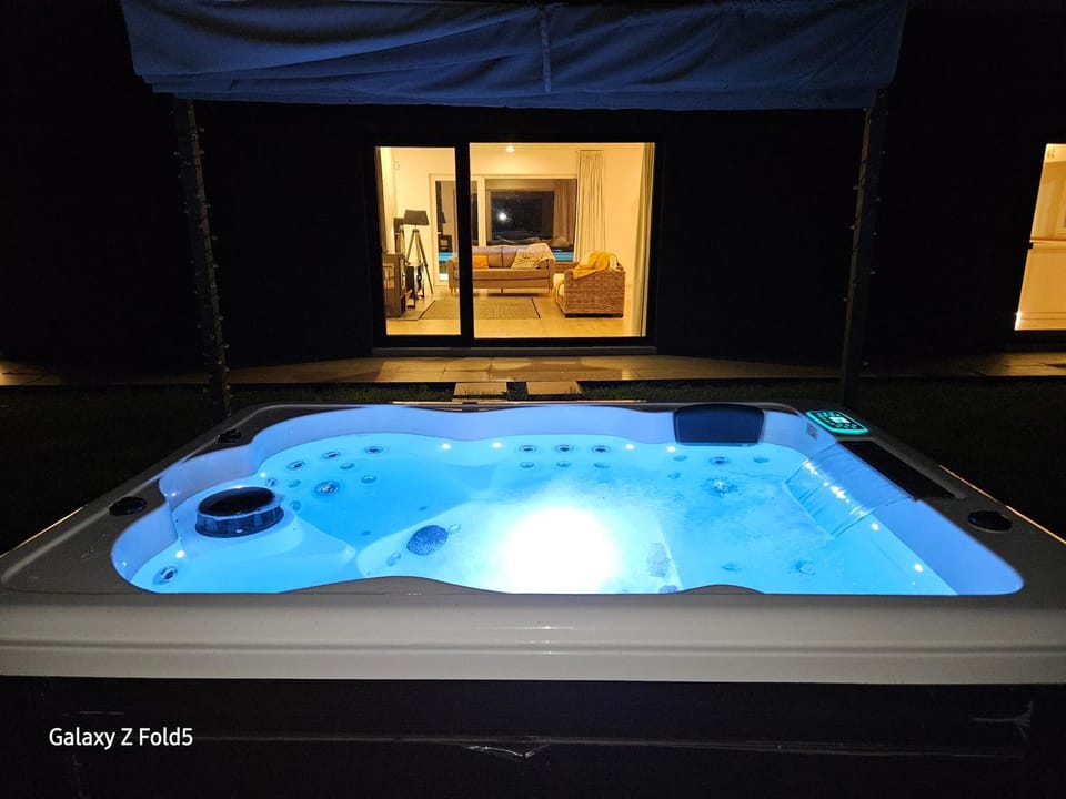 Living room, Pool view, Open Air Bath