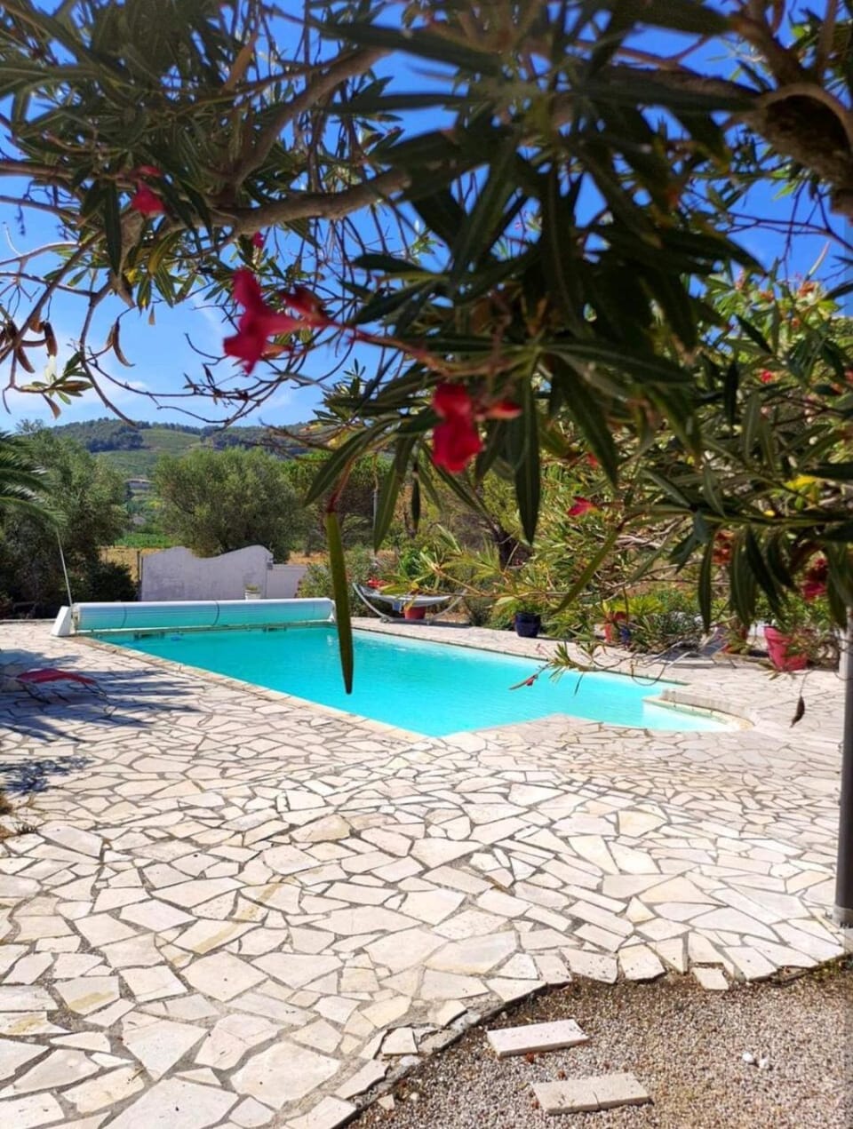 Natural landscape, Balcony/Terrace, Pool view, Swimming pool, sunbed