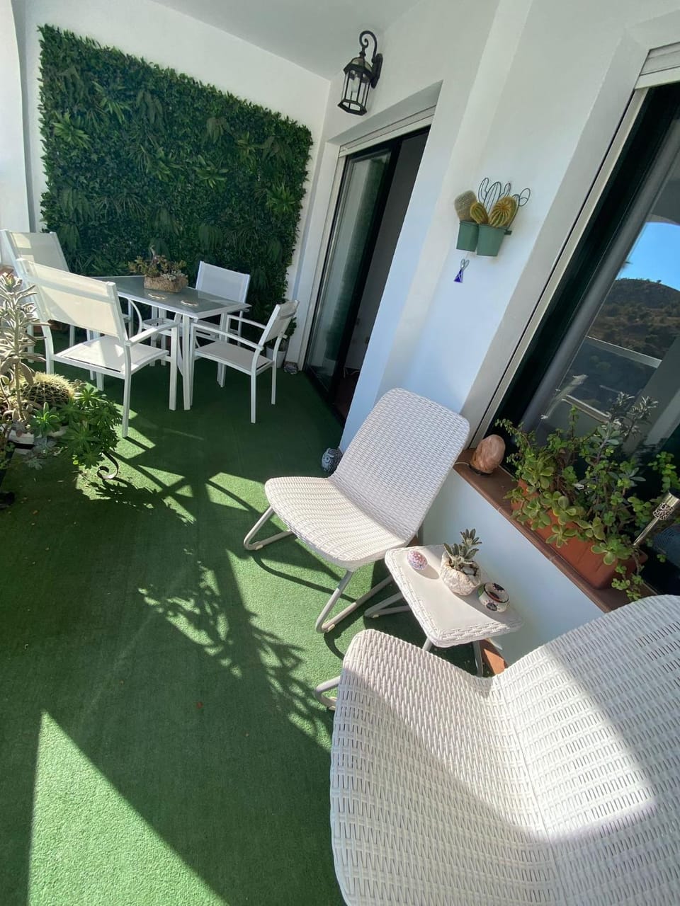 Balcony/Terrace, Seating area, Garden view