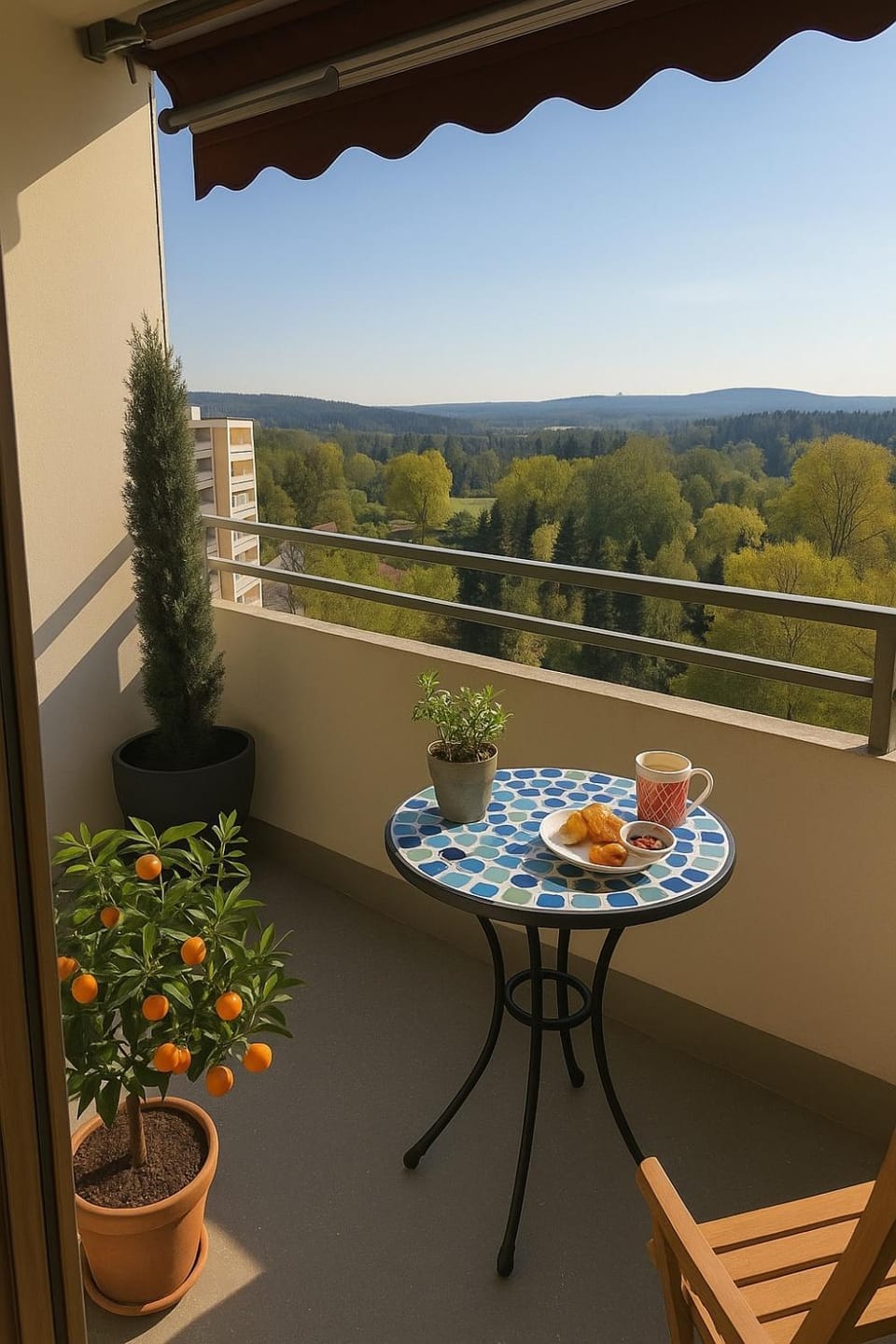 Natural landscape, View (from property/room), Balcony/Terrace