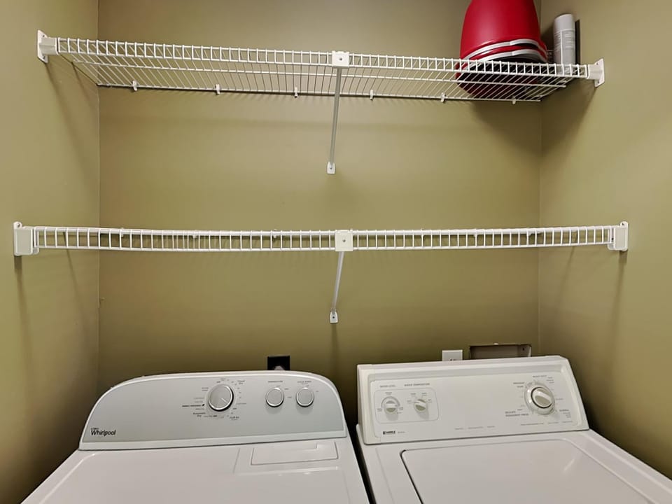 storage, laundry, washing machine, dryer