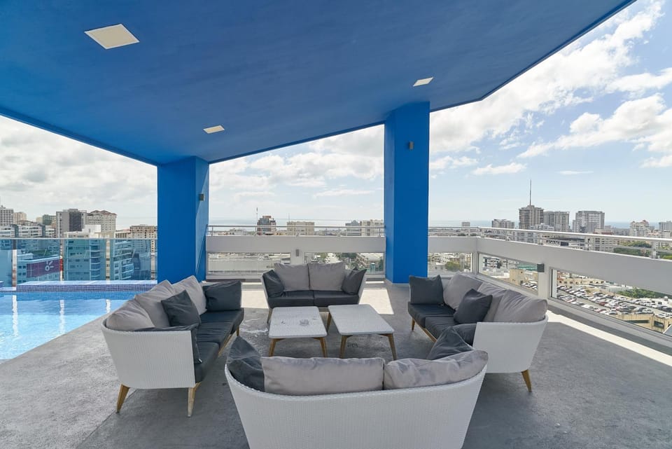 Patio, Balcony/Terrace, Pool view