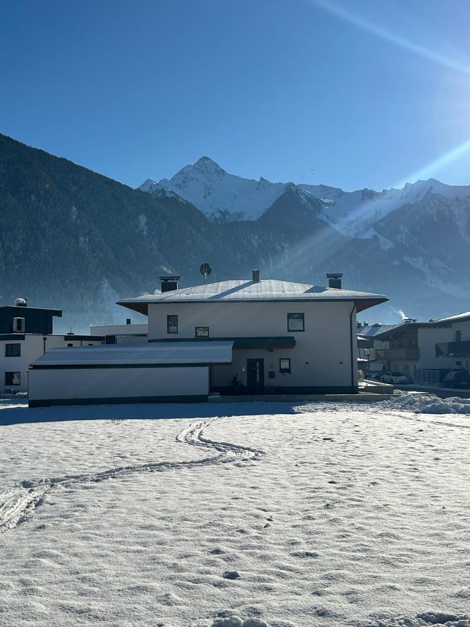 Day, Winter, Mountain view