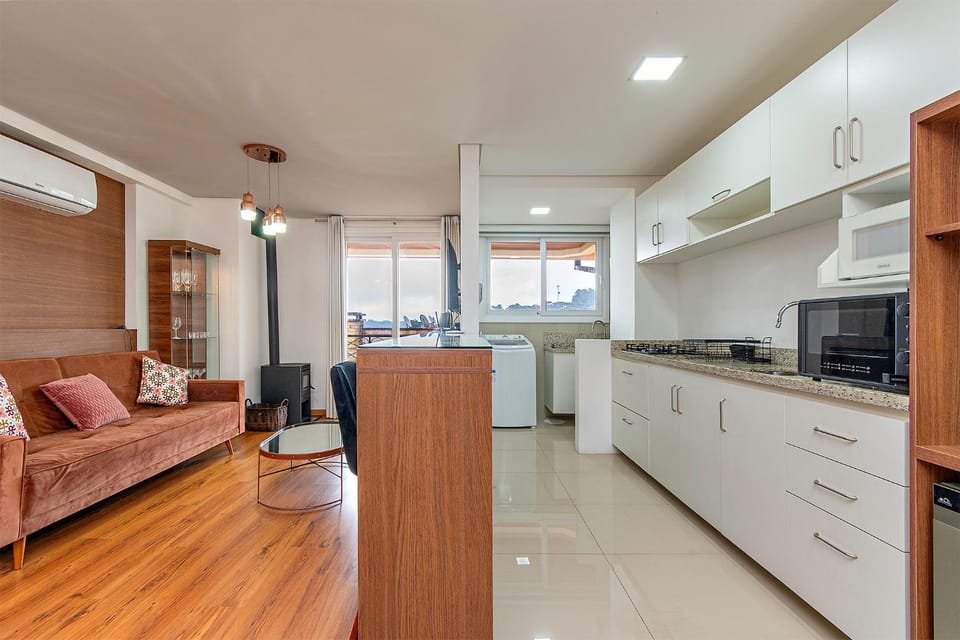 Kitchen or kitchenette, Living room, Seating area, Dining area, minibar, oven, pet friendly, stove, air conditioner