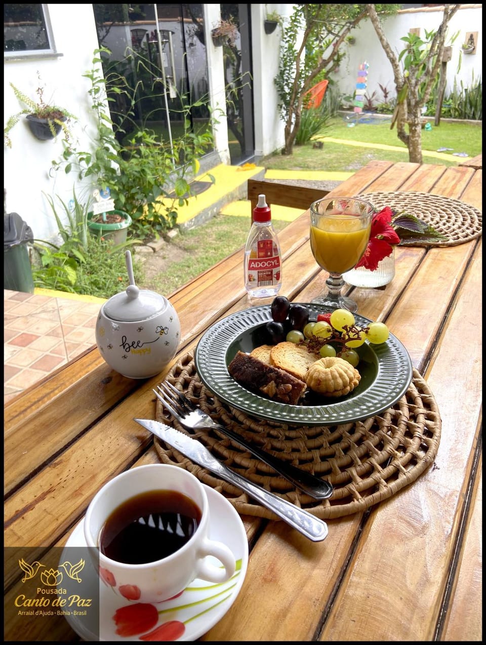 Garden view, Breakfast