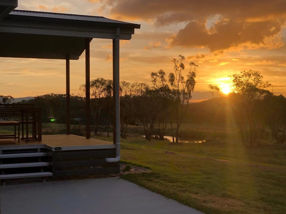 Property building, Natural landscape, View (from property/room), Sunset