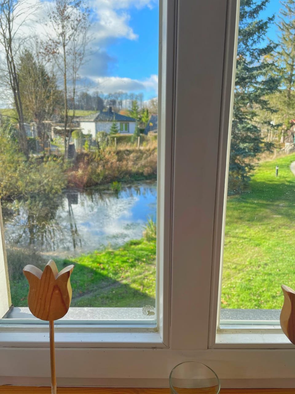 Natural landscape, Garden, Garden view, Lake view