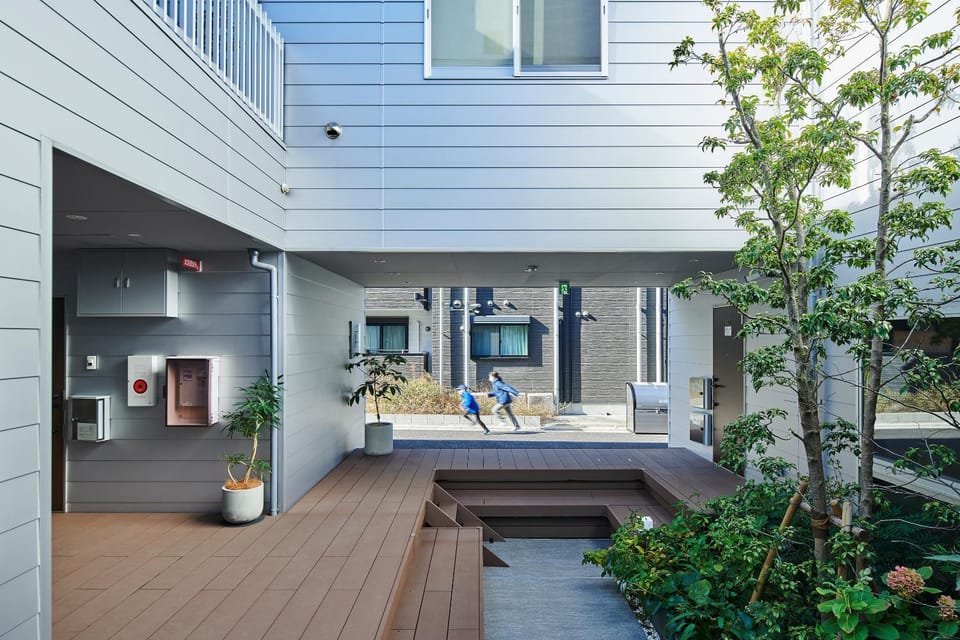 Property building, Seating area, Garden view