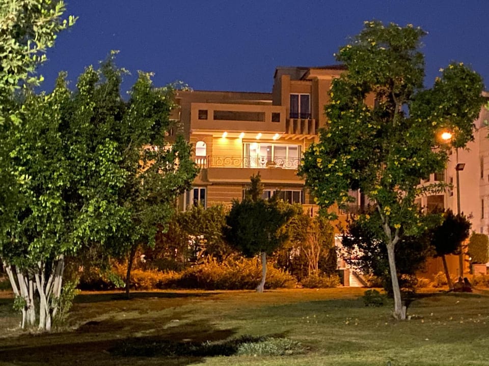 Property building, Night, Natural landscape, Garden, Garden view