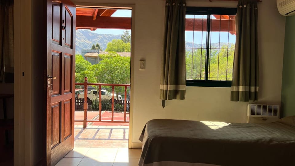 Bed, Natural landscape, View (from property/room), Balcony/Terrace, Photo of the whole room, Bedroom, Mountain view