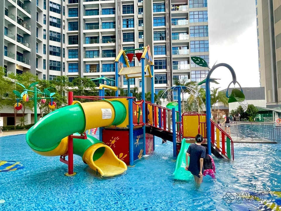 Children play ground, Aqua park, Swimming pool