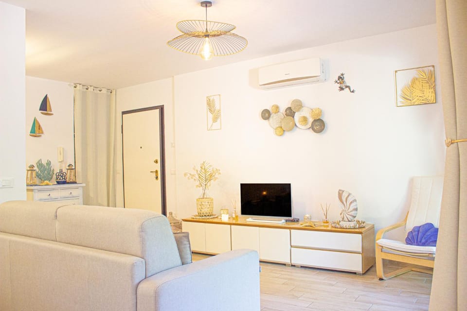 Communal lounge/ TV room, Living room, air conditioner