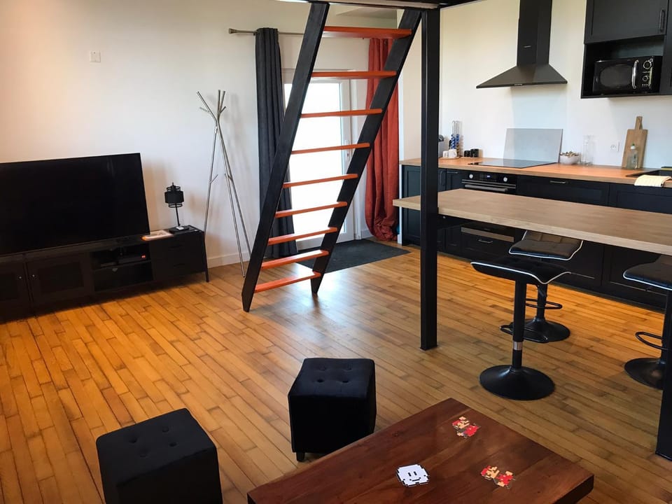 Studio - Mezzanine - Style loft industriel Apartment in Auvergne-Rhône-Alpes