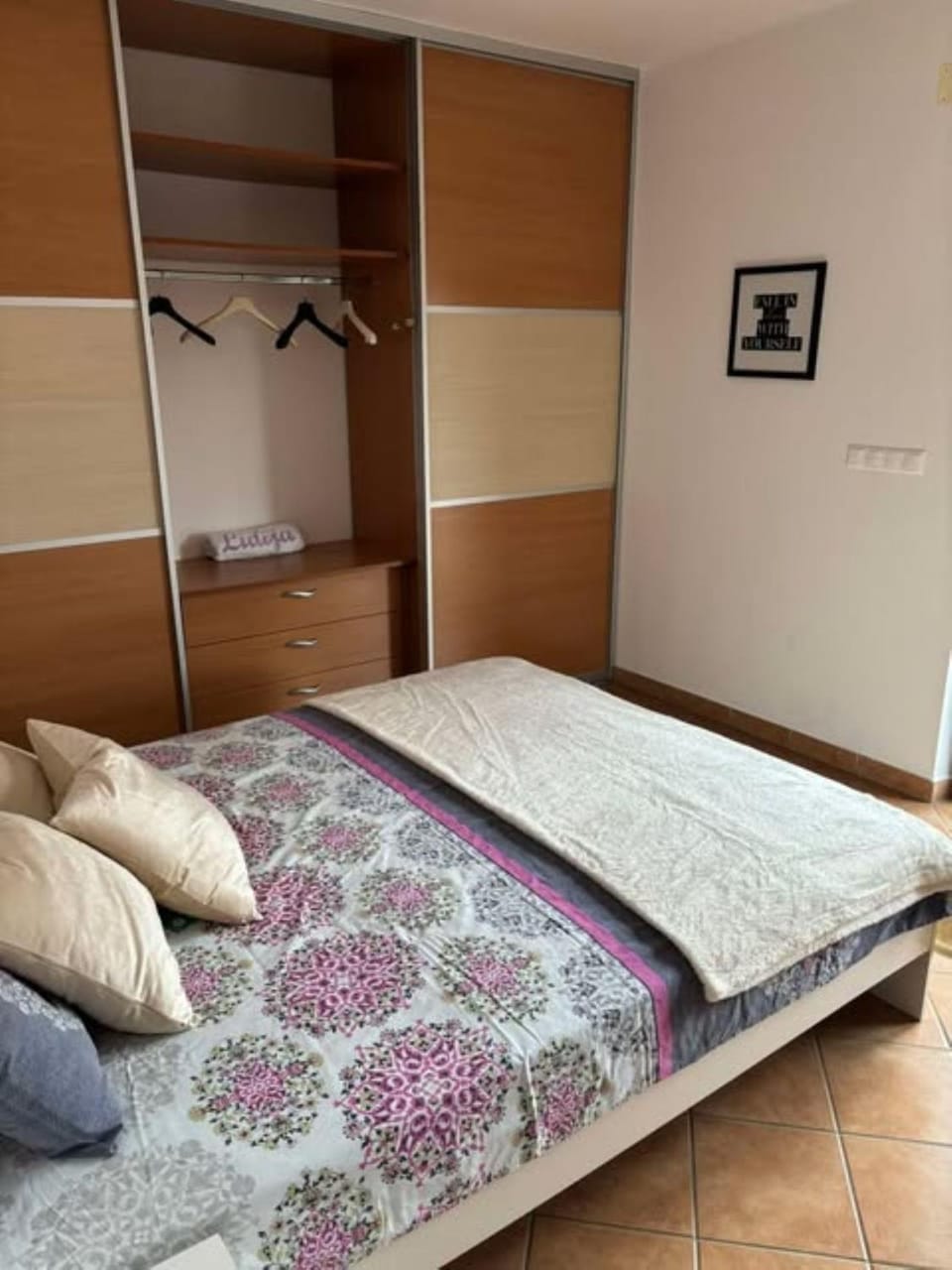 Bed, Bedroom, wardrobe