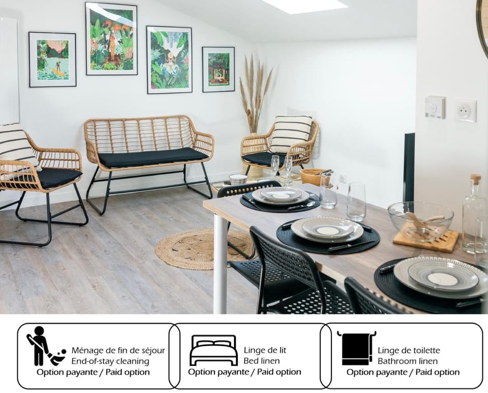 Saint-Gilles-Croix-de-Vie, Charmant appartement 4pers 'O MERCADO' Apartment in Saint-Gilles-Croix-de-Vie