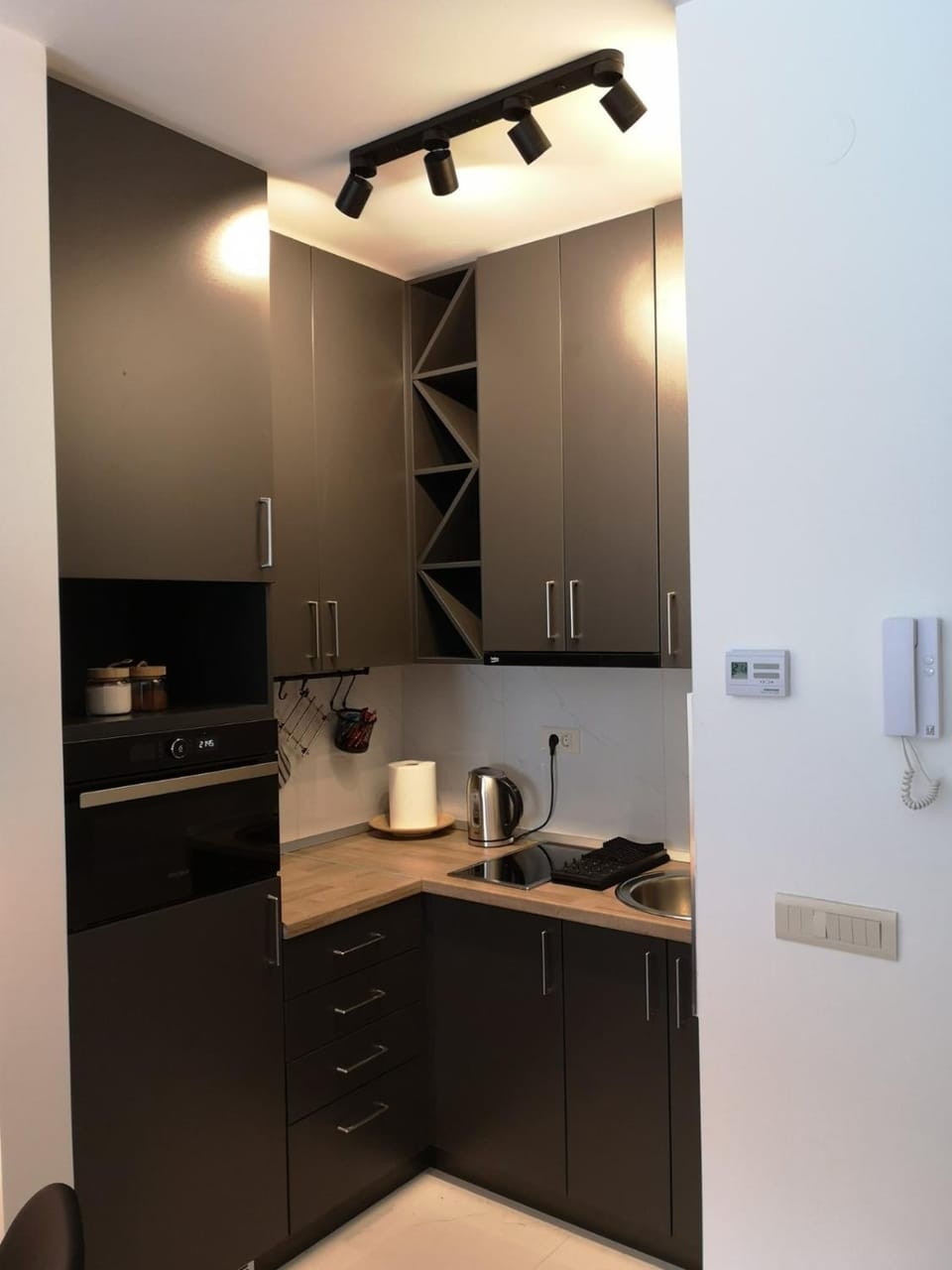 Coffee/tea facilities, Kitchen or kitchenette, minibar, stove