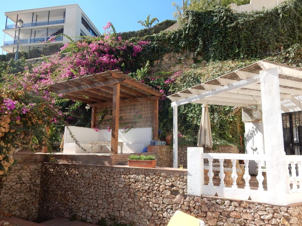 BEACH VILLA ,Nerja, Seaview, Pool, 3 bedrooms, huge terrace and garden House in Nerja