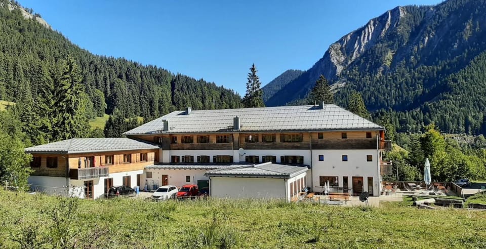 Property building, Spring, Day, Natural landscape, View (from property/room), Landmark view, Mountain view, Quiet street view