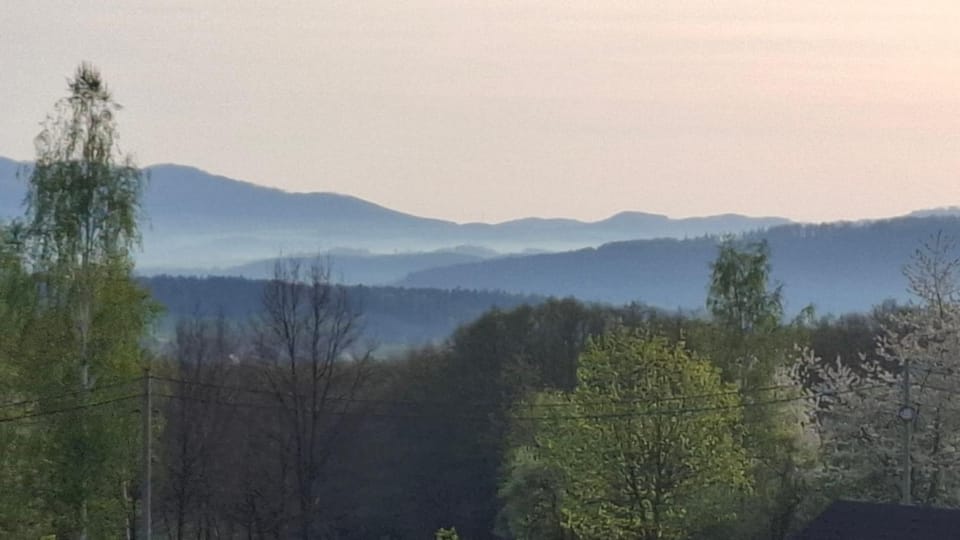 Spring, Natural landscape, Mountain view
