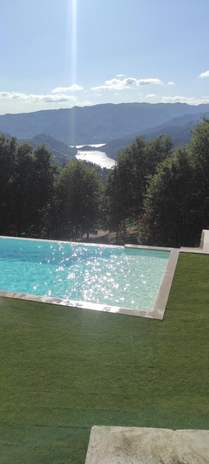 Day, Natural landscape, Mountain view, Pool view, Swimming pool