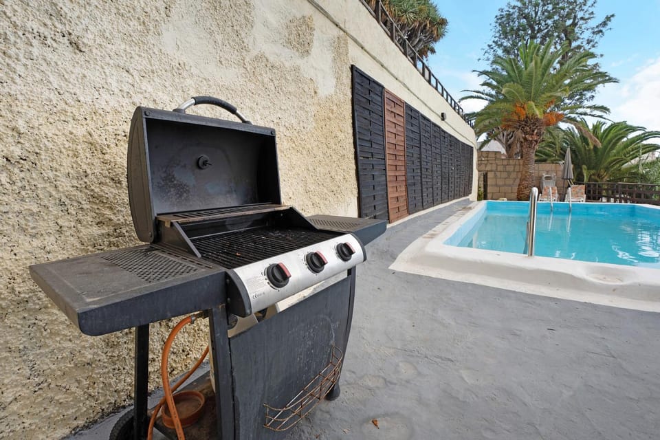 Property building, Living room, Swimming pool
