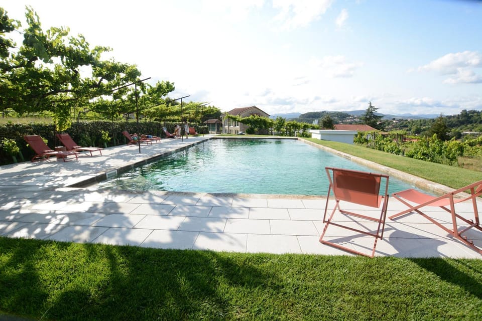 Pool view, Swimming pool, sunbed