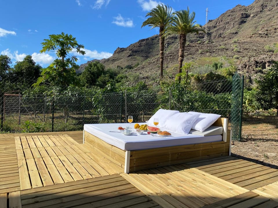 Natural landscape, Garden, Garden view, Mountain view