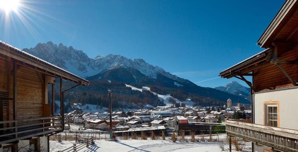 Property building, Natural landscape, Winter, Mountain view