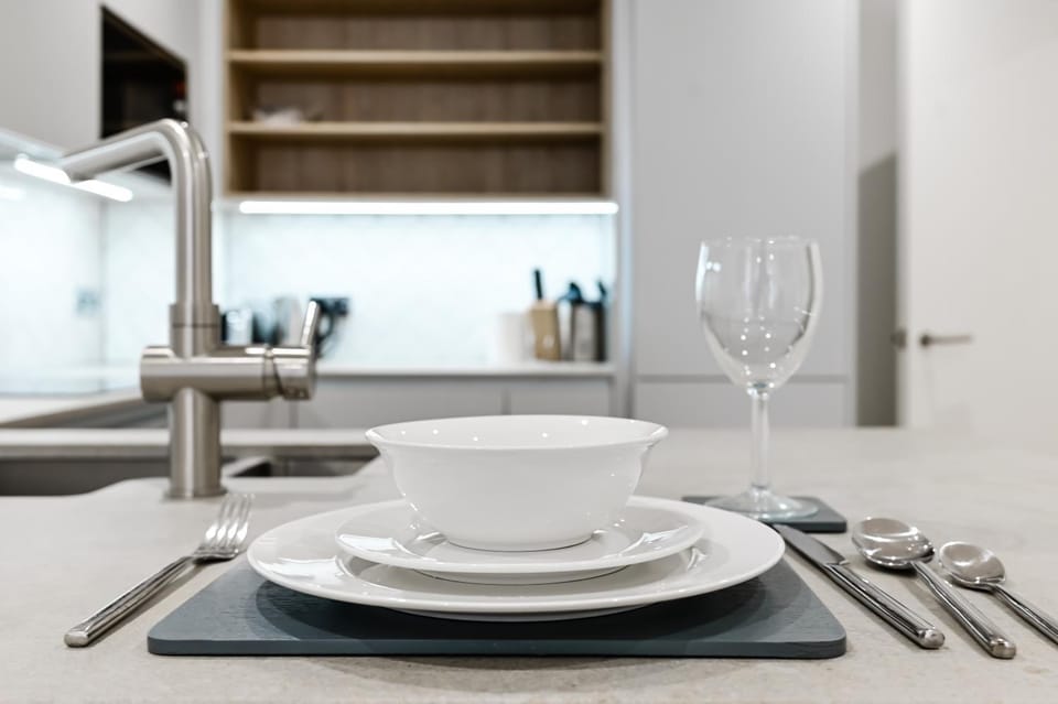 Coffee/tea facilities, Kitchen or kitchenette, Dining area