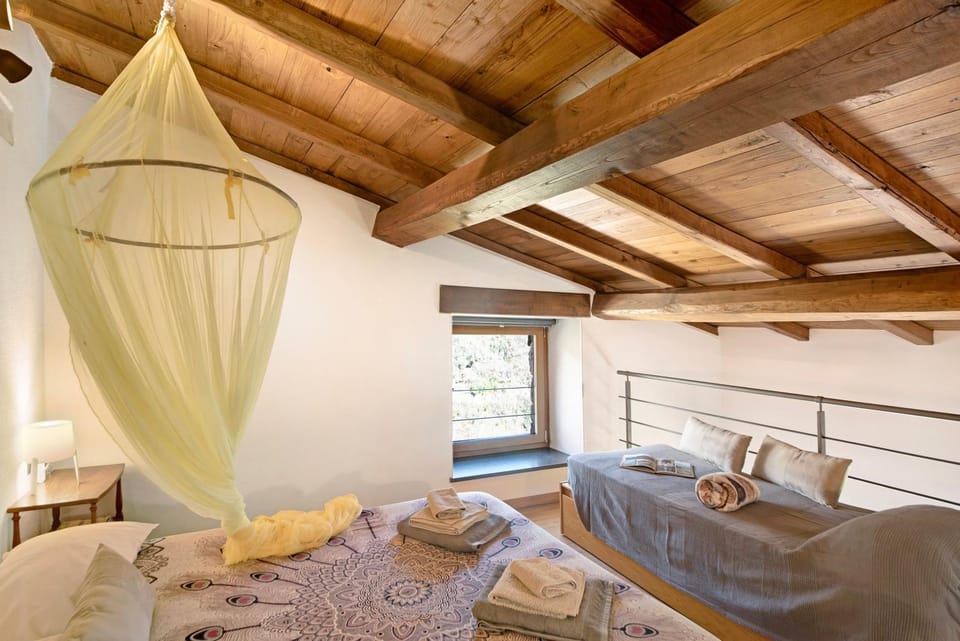 Property building, Living room, Bedroom