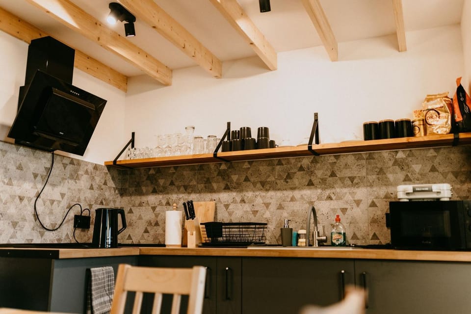 Coffee/tea facilities, Kitchen or kitchenette, minibar, stove, toaster