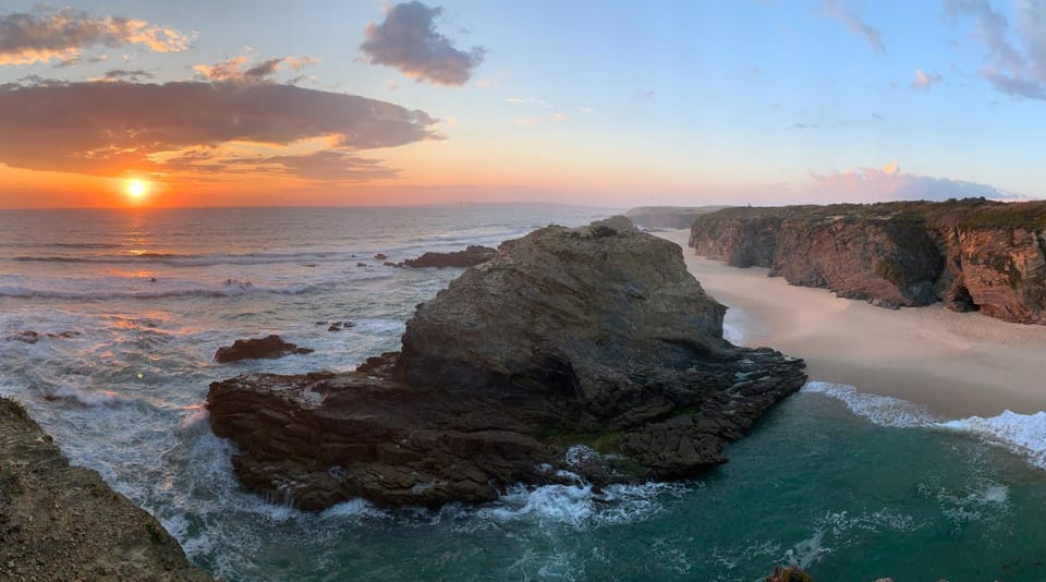 Natural landscape, Sea view, Sunset