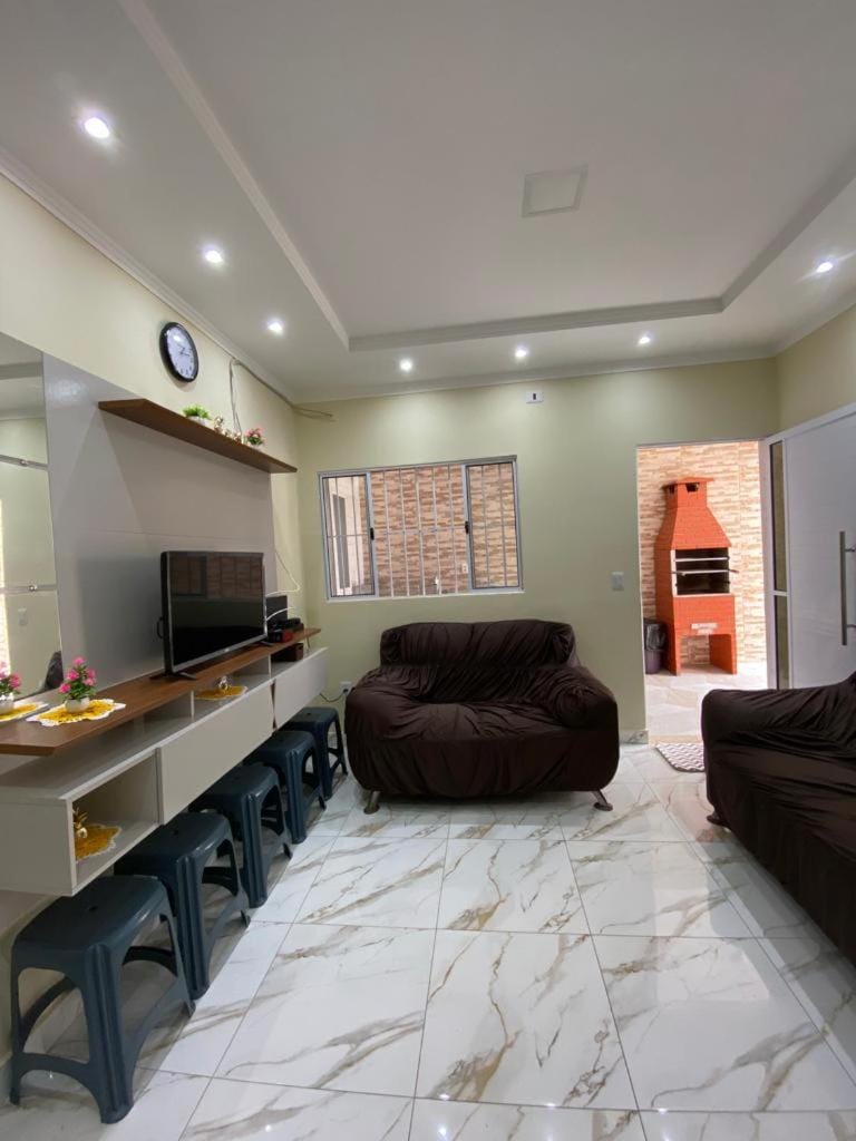 Casa Top Prox ao Sesc Bertioga 2 quartos, ar condicionado House in Bertioga