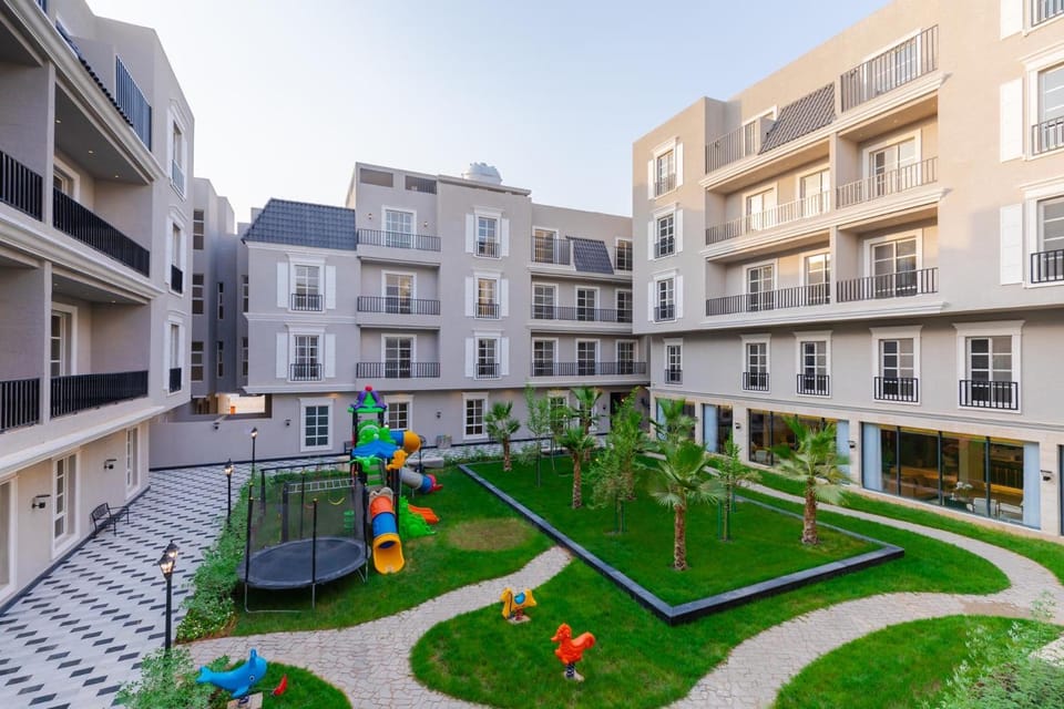 Property building, Children play ground, Garden