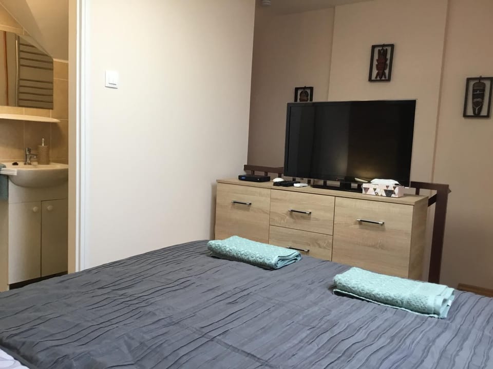Bed, TV and multimedia, Photo of the whole room, Bedroom