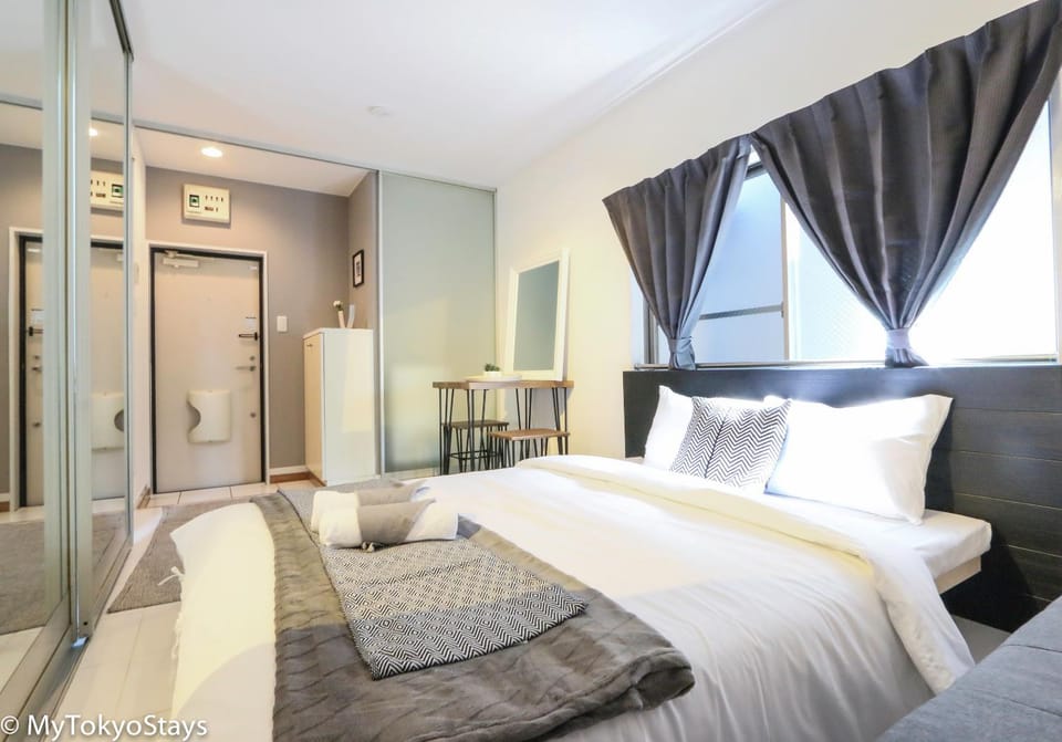 Bed, Photo of the whole room, Bedroom, wardrobe