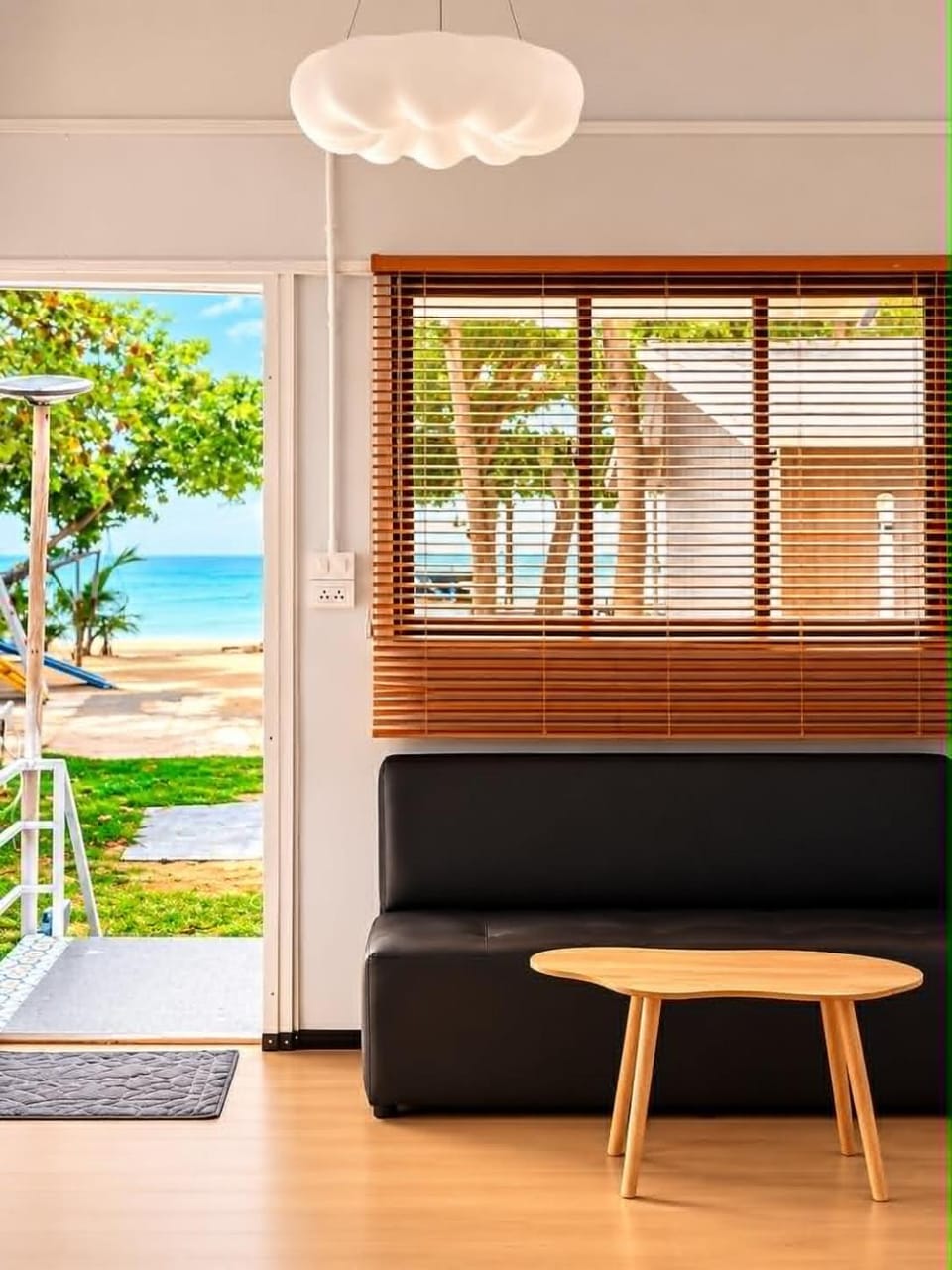 Natural landscape, Living room, Seating area, Sea view