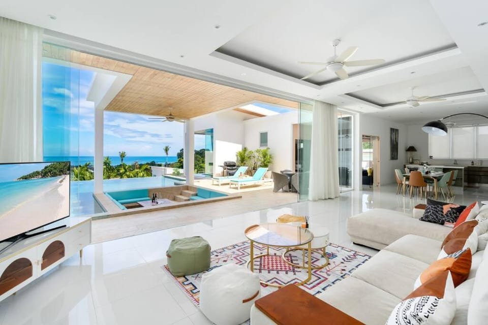 Silver Beach 3br Sea View Pool&Wine Private Villa Villa in Ko Samui