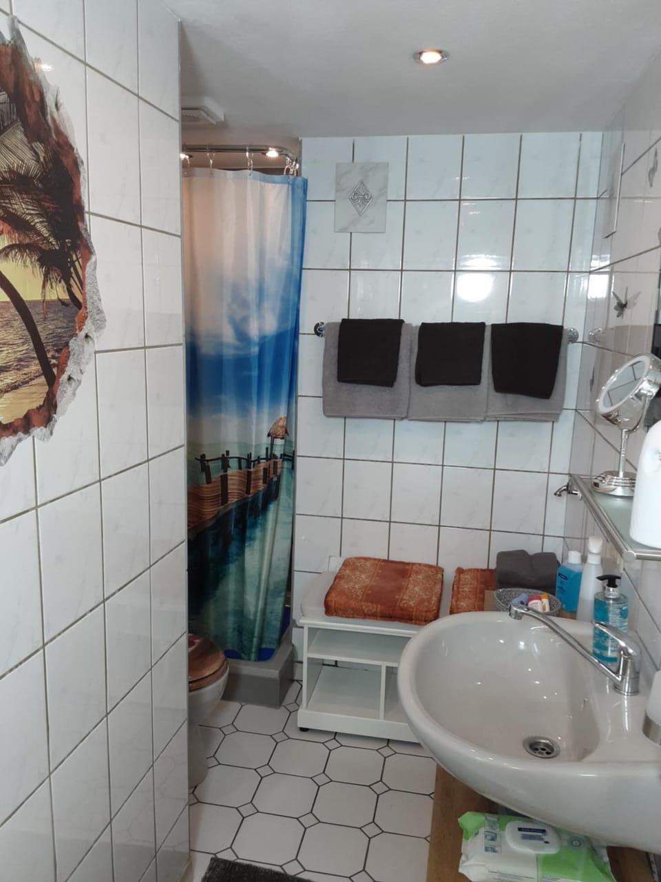 Shower, Bathroom, towels