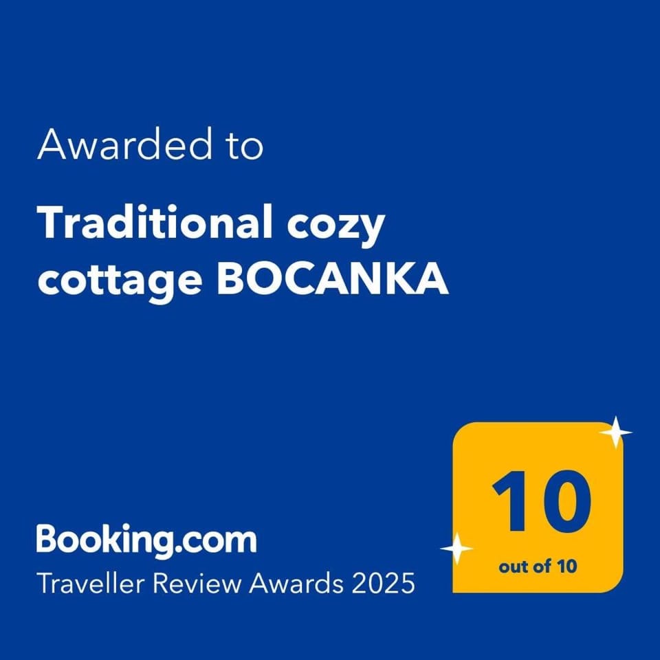 Traditional cozy cottage BOCANKA House in Slovakia