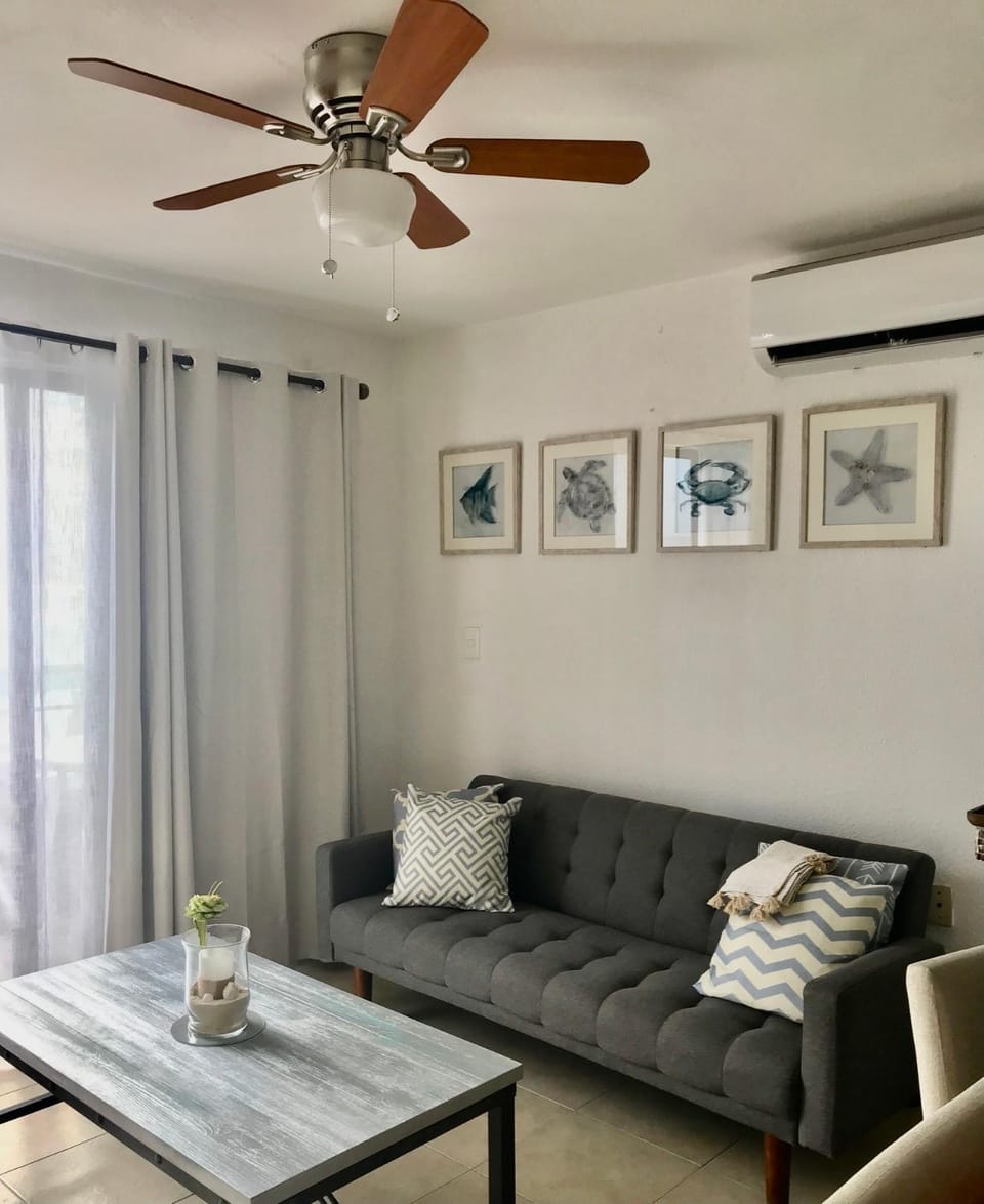 Living room, fireplace