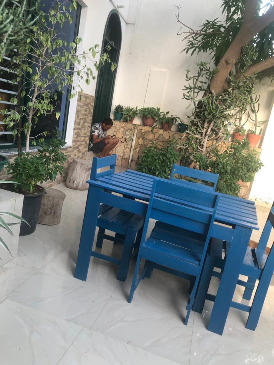 Patio, Seating area, Garden view