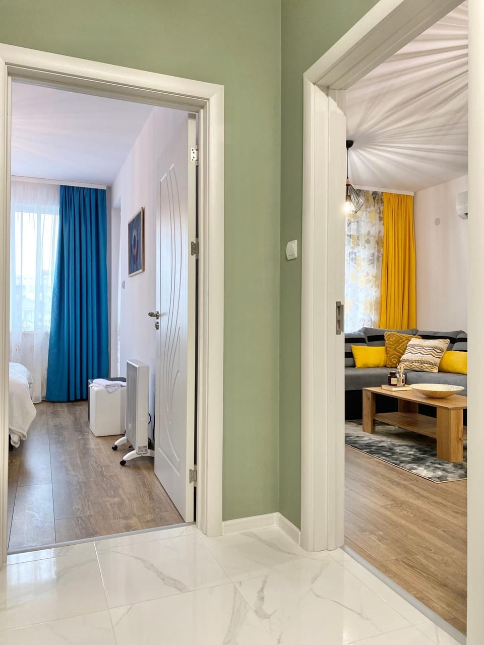 Living room, Bedroom