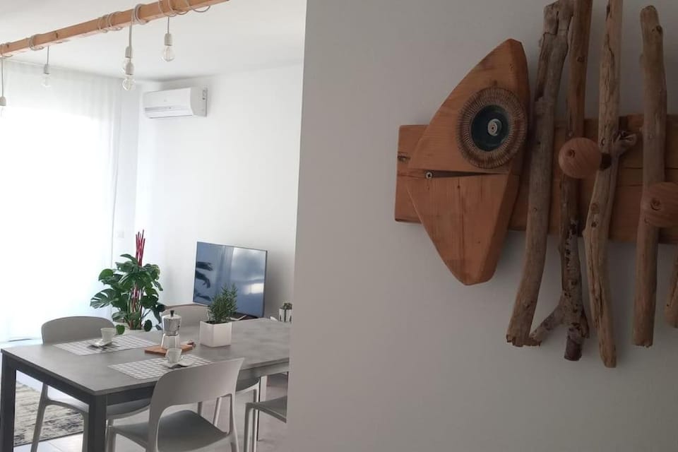 Dining area, air conditioner