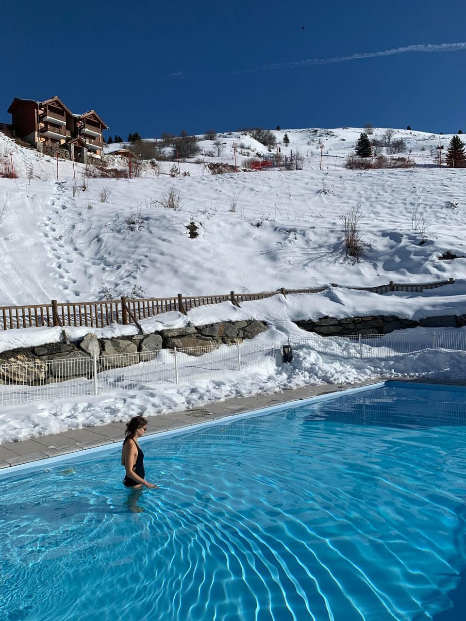 Day, Natural landscape, Winter, Pool view, Swimming pool