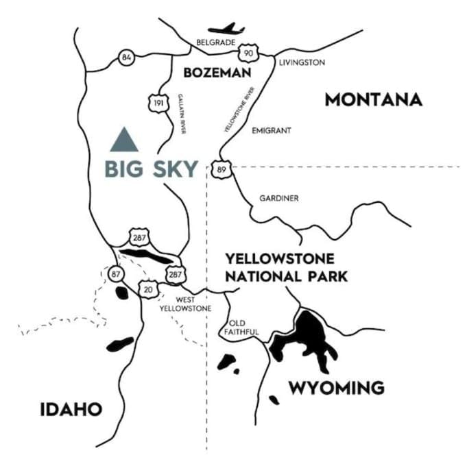 Sporty Mountain & Lake View 3rd Floor Studio Apartment in Big Sky