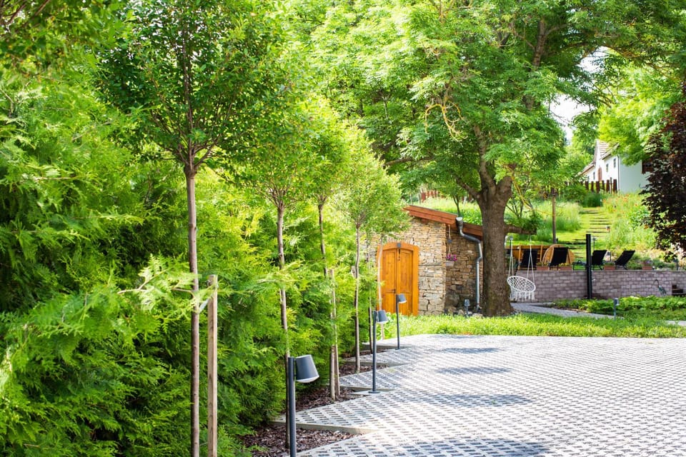 Natural landscape, Garden, Garden, Garden view, Parking
