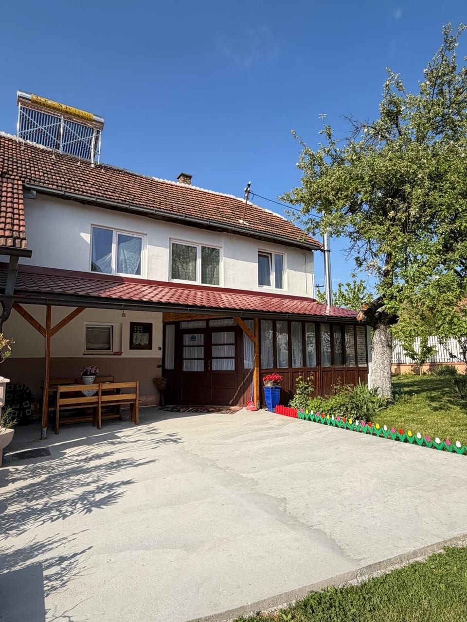Property building, Seating area, Garden view