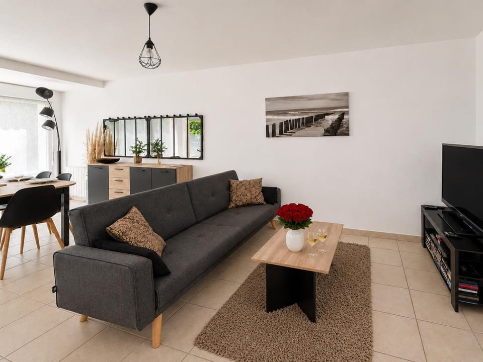 T3 cosy, jardin & parking, plages du débarquement Apartment in Bernières-sur-Mer