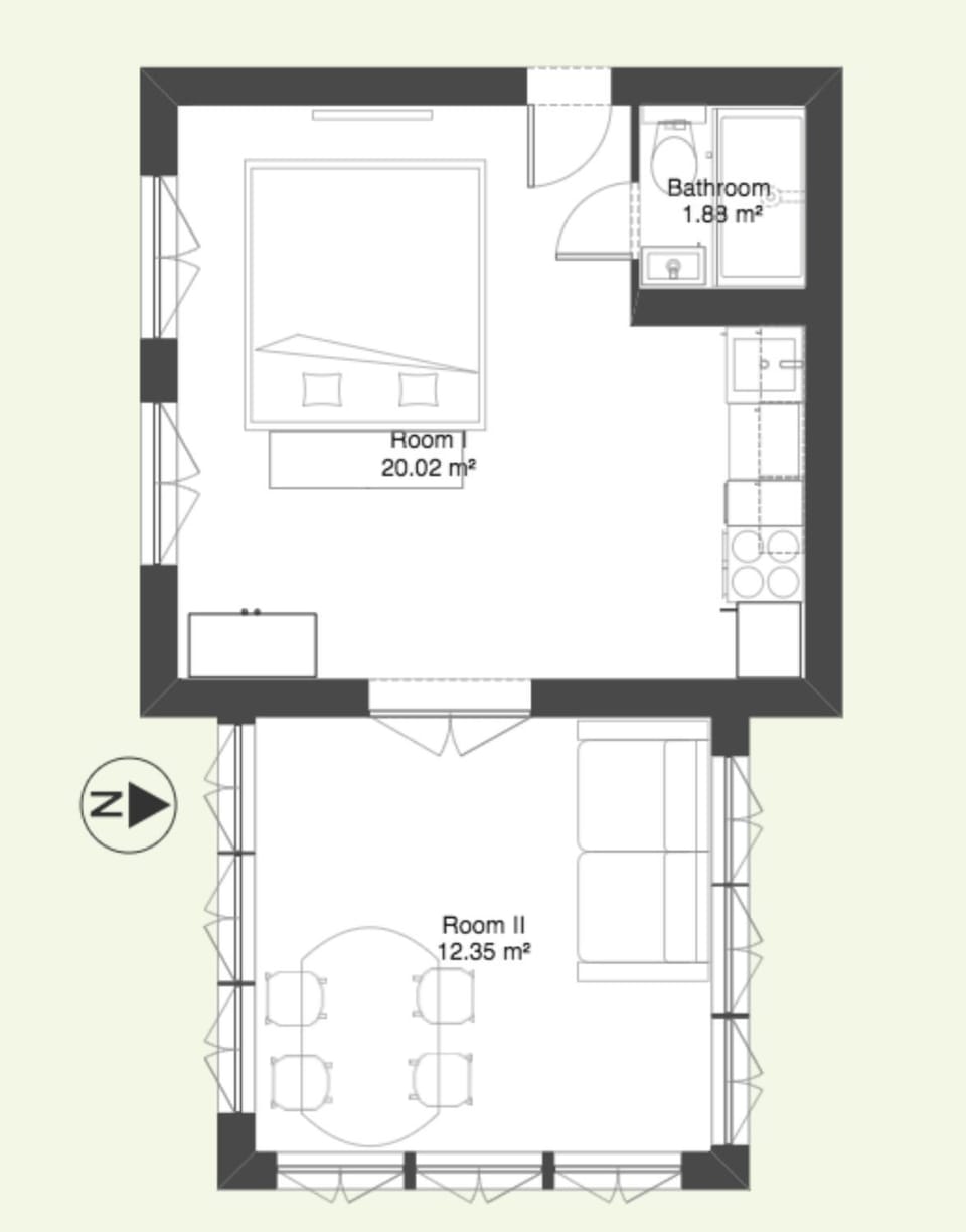 Living room, Floor plan